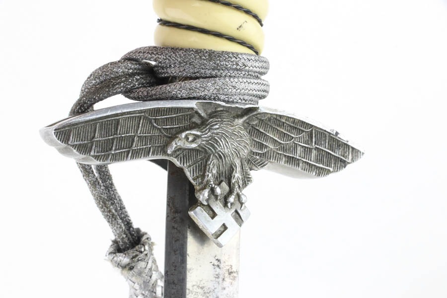 SOLD - 2nd Model Luftwaffe Dagger with Hanger and Portepee - Krebs - Image 12