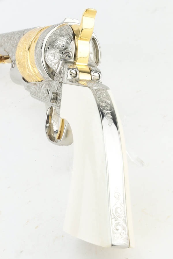 Gorgeous, Engraved Colt Model 1860 Army w/ Richards Conversion - Image 7