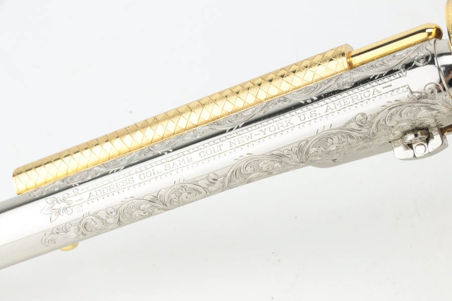 Gorgeous, Engraved Colt Model 1860 Army w/ Richards Conversion - Image 11