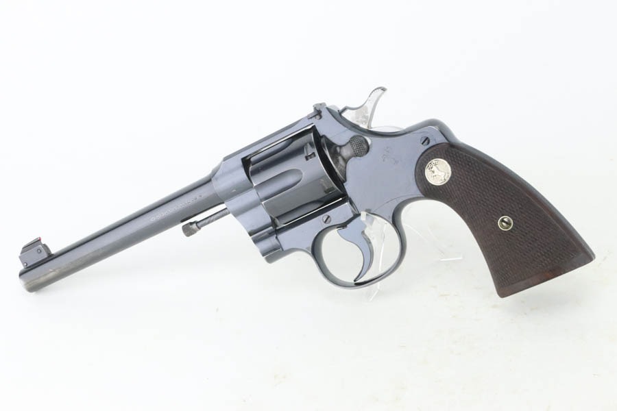 SOLD - Excellent 1950 Colt Officers Model Target Revolver - .38