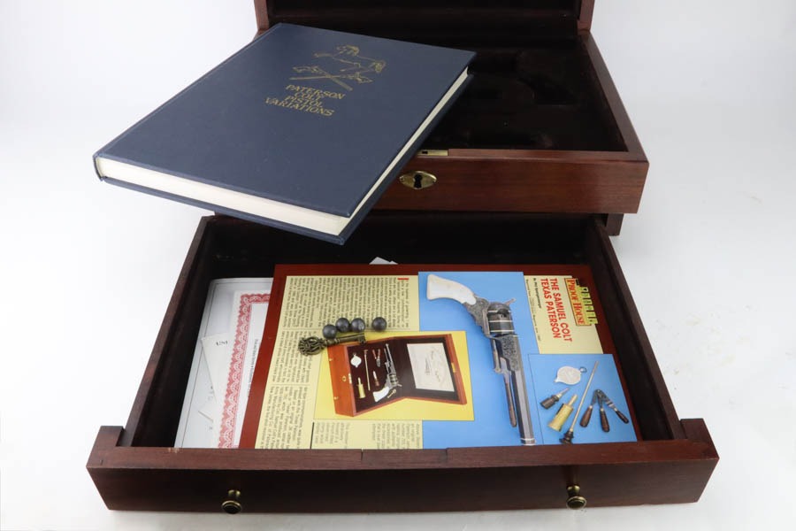 SOLD - Cased Samuel Colt Texas Paterson Revolver - US Historical Society - Image 17