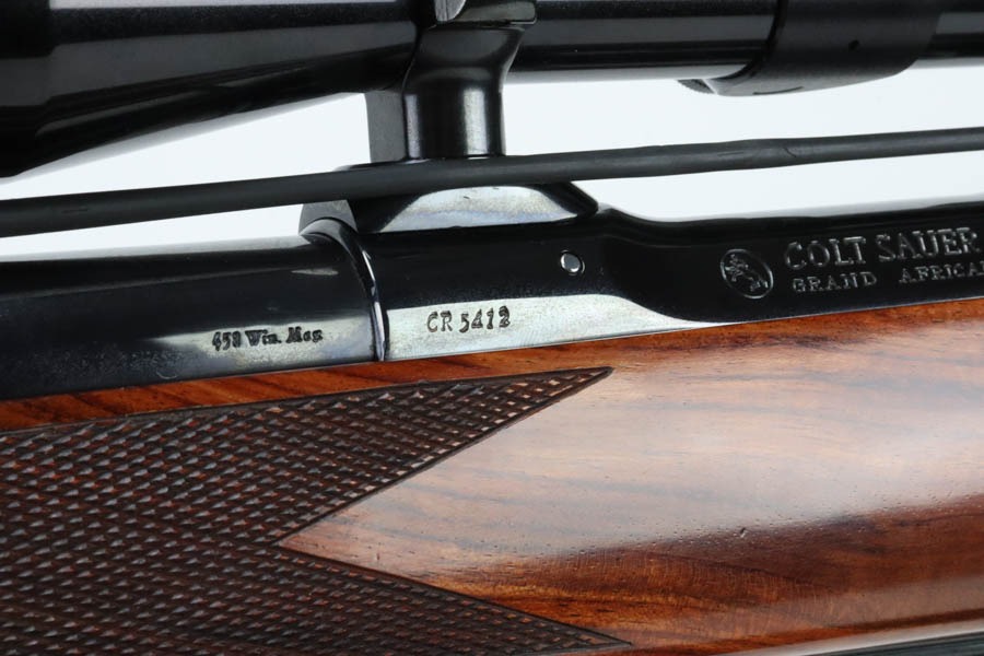 SOLD - Excellent 1974 Colt Sauer Grand African - 458 Winchester - Image 21