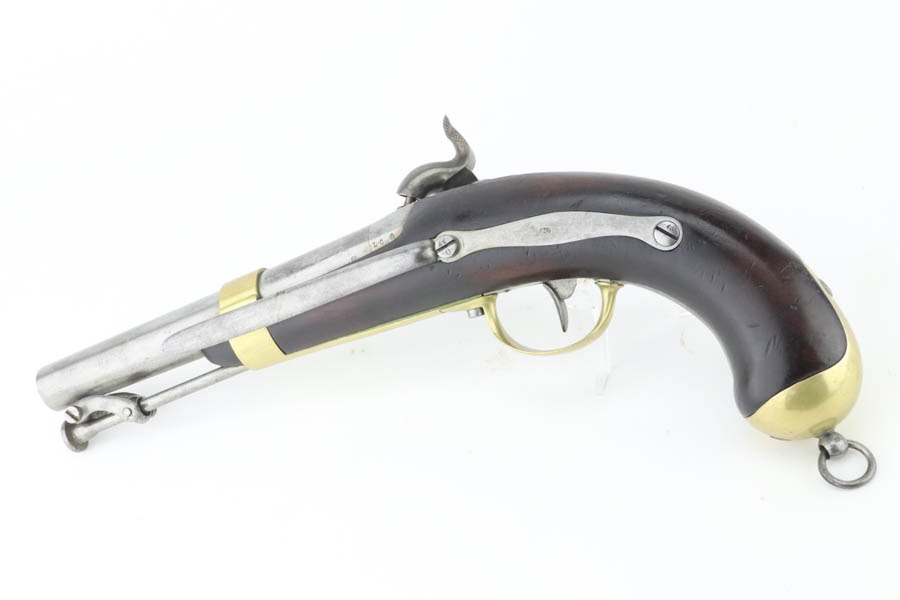 French Tulle Mle 1837 Navy Percussion Pistol - Image 2