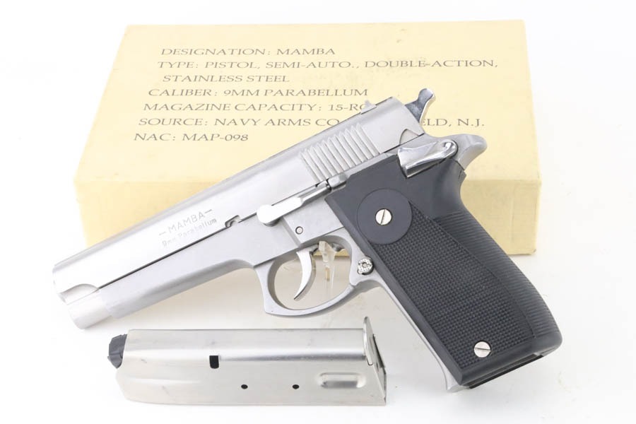 SOLD - Rare, Boxed South African Mamba Pistol