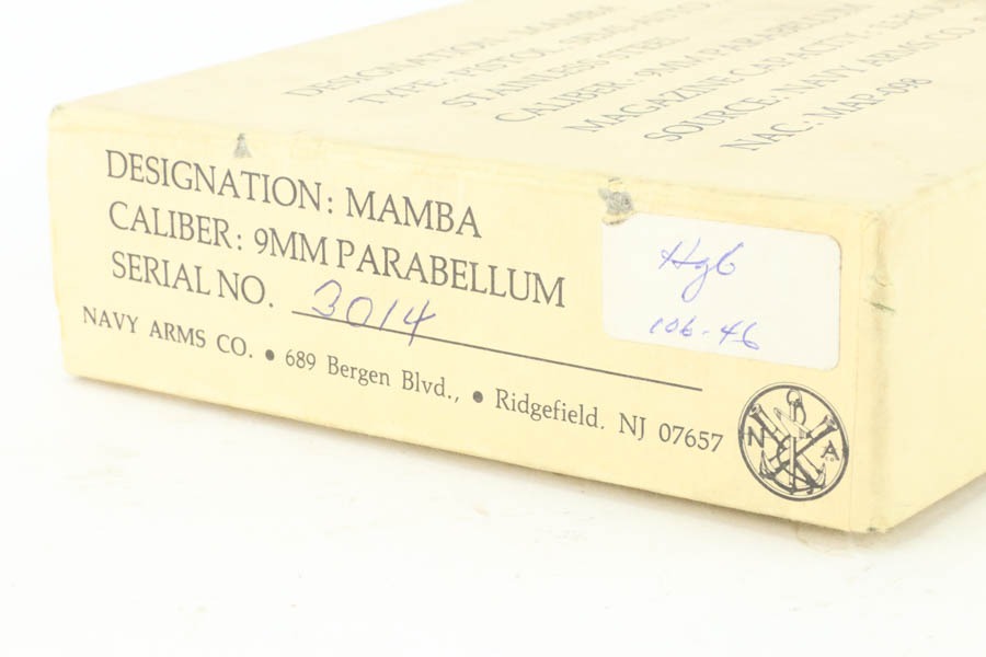SOLD - Rare, Boxed South African Mamba Pistol - Image 12
