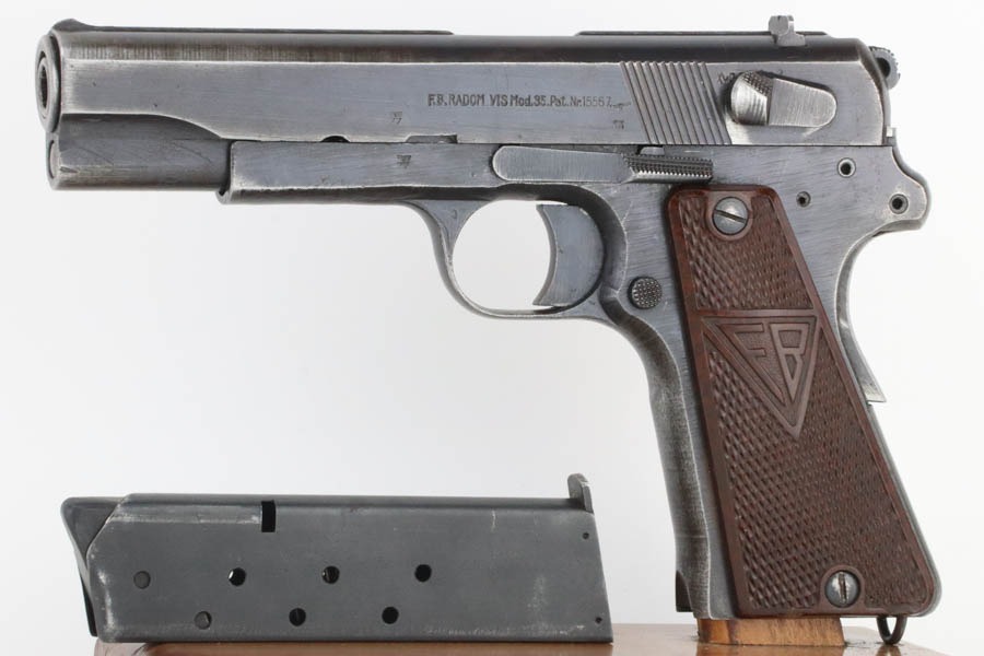 SOLD - Excellent Nazi Radom VIS 35 - Scarce Red Grips - Image 2