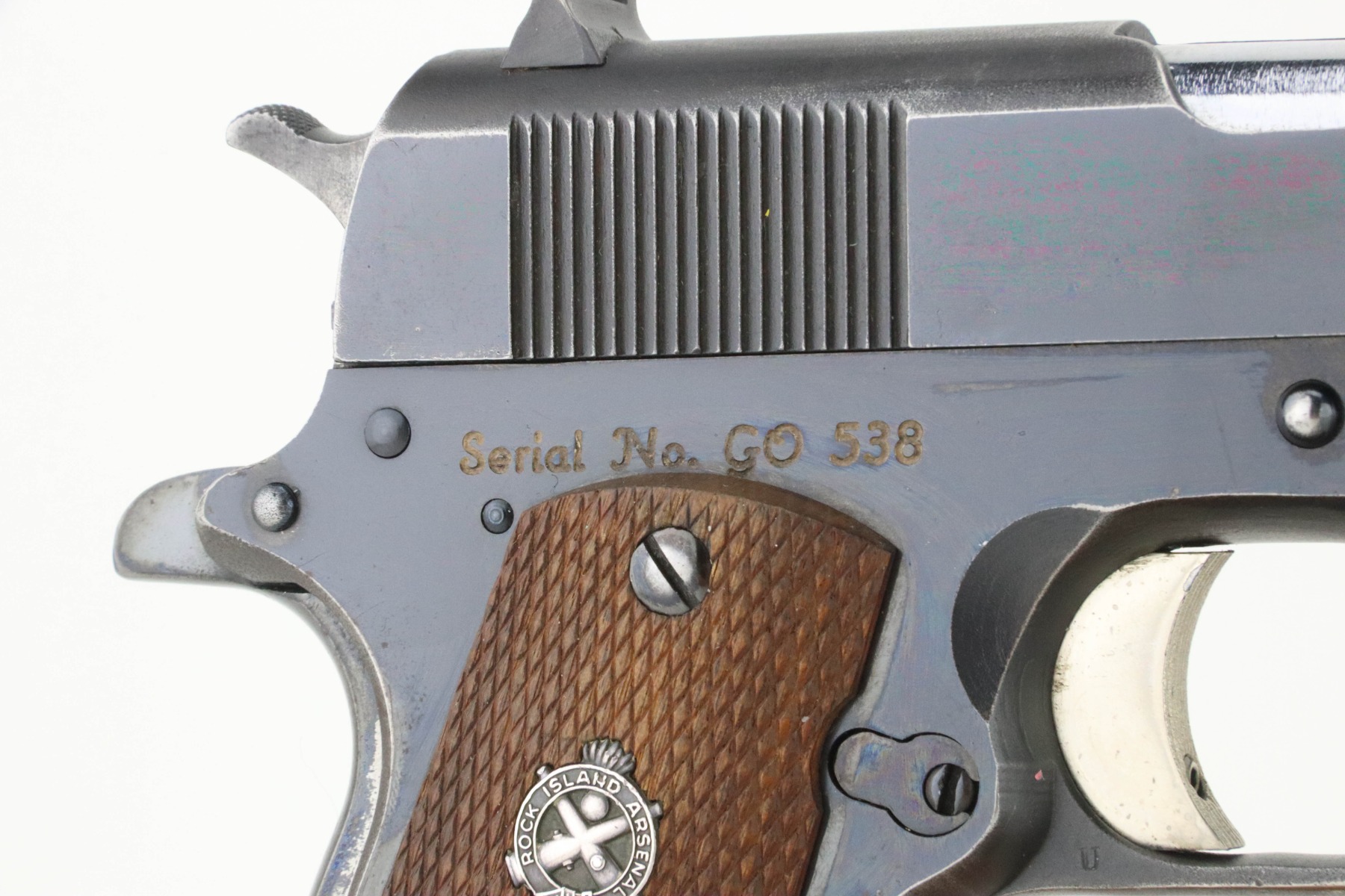 SOLD - Very Rare Rock Island Arsenal M15 General Officer's Model - Image 8