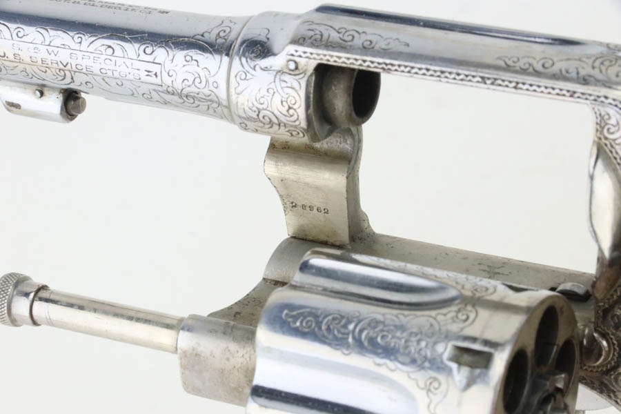 Nice, Engraved Smith & Wesson M&P .38 - Image 6