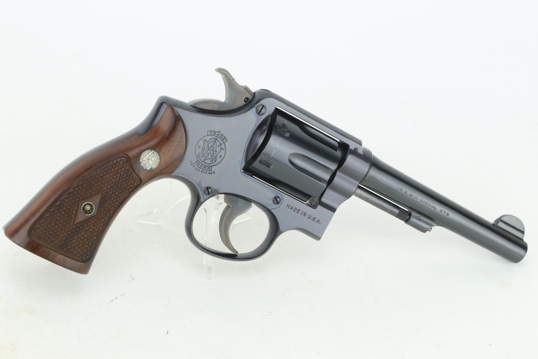 SOLD - Mint, Boxed Smith & Wesson .38 M&P Revolver - With Factory Letter - Image 5