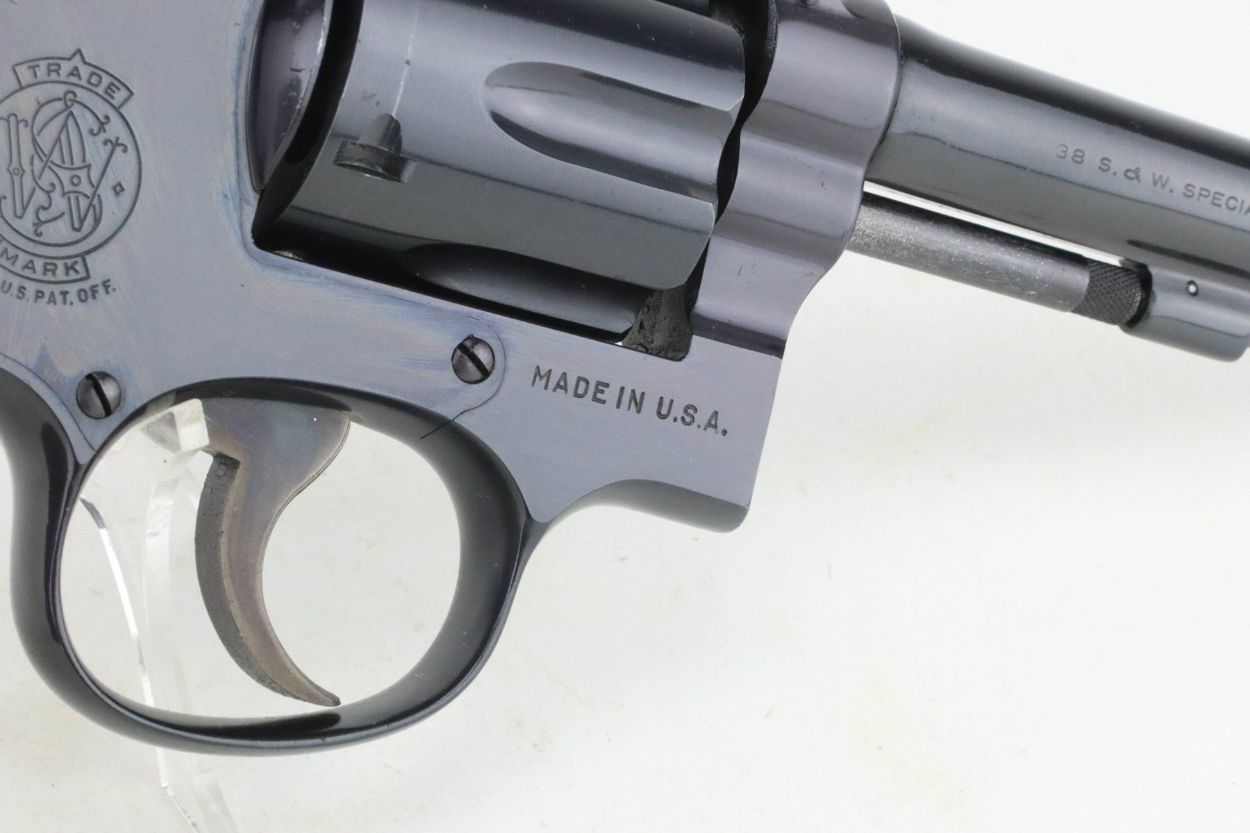 SOLD - Mint, Boxed Smith & Wesson .38 M&P Revolver - With Factory Letter - Image 11