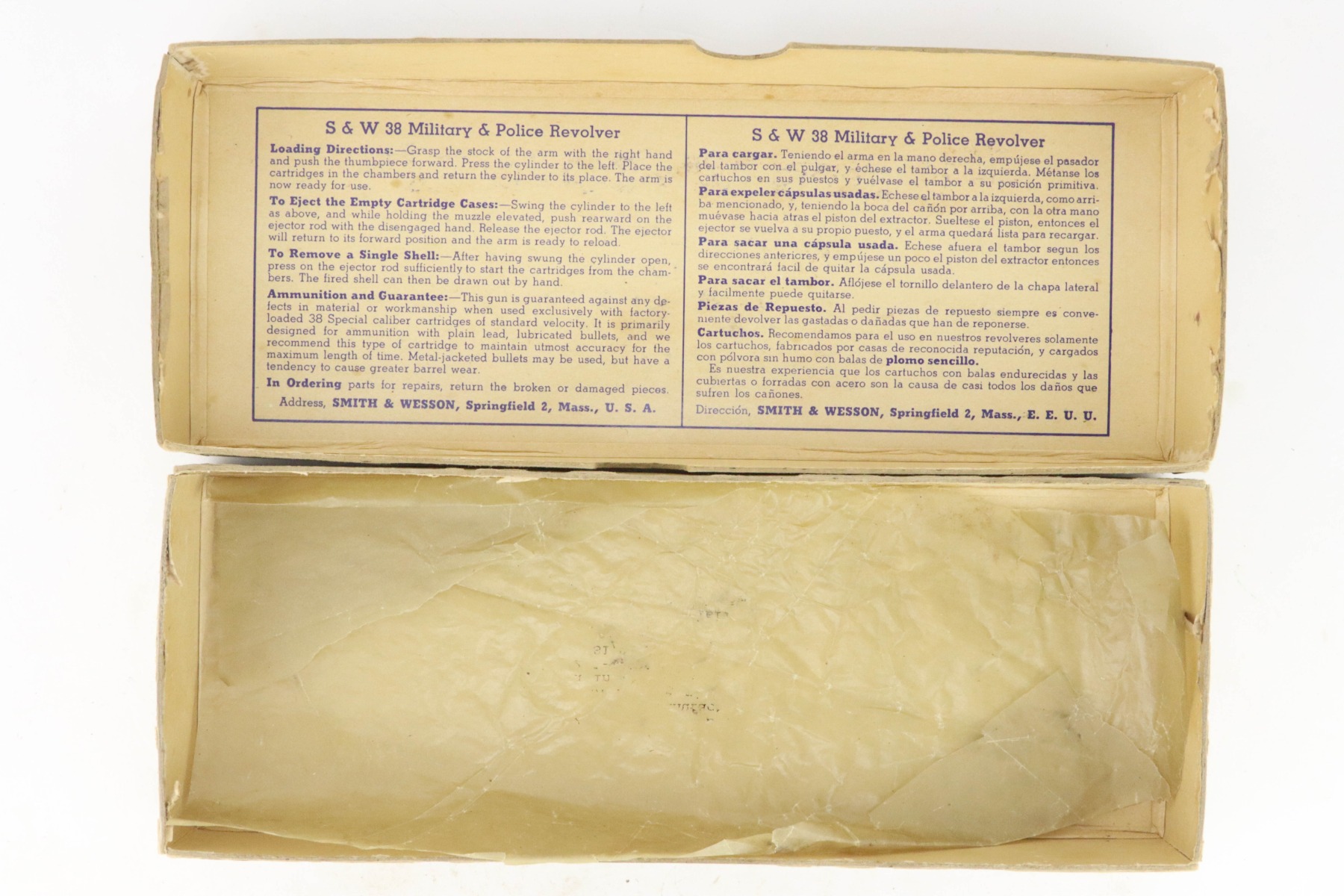 SOLD - Mint, Boxed Smith & Wesson .38 M&P Revolver - With Factory Letter - Image 18