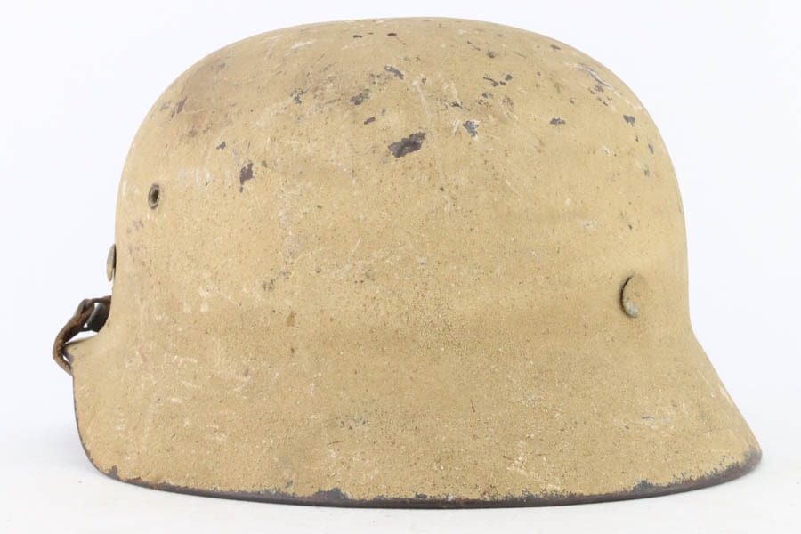 SOLD - Rare M40 Tropical Helmet - Sand Paint - Image 3