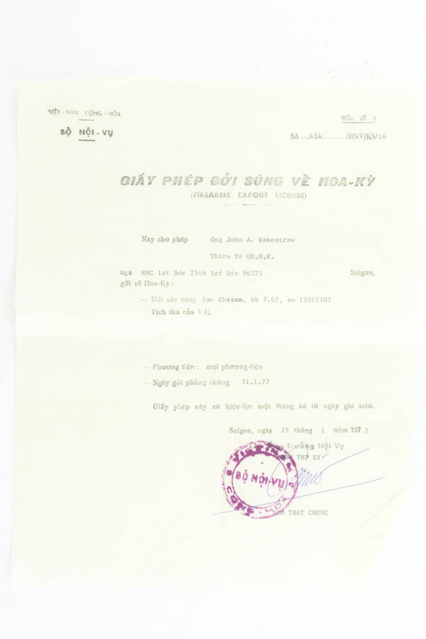 SOLD - 1966 Vietnam-Era Chicom Tokarev Type 54 Rig - With Capture Docs - Image 20