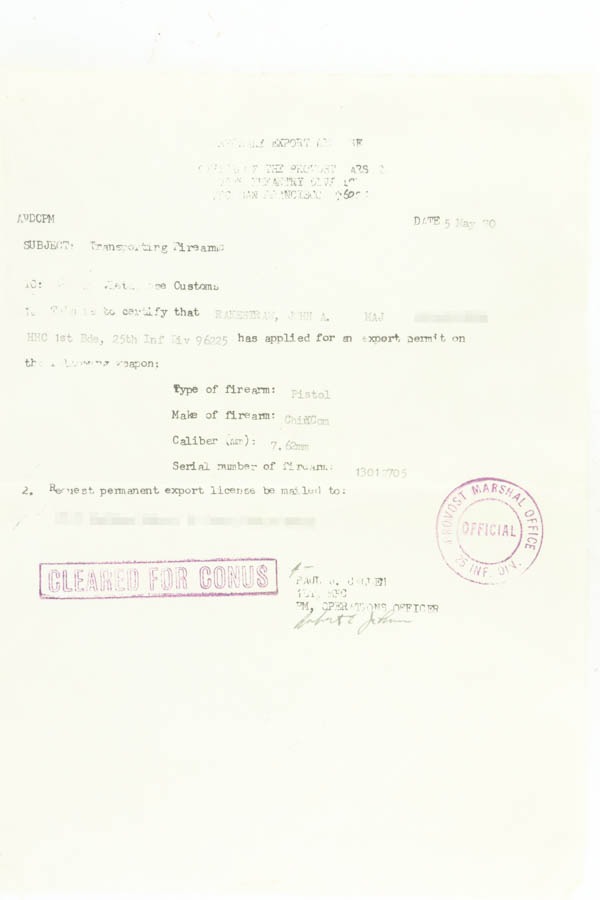 SOLD - 1966 Vietnam-Era Chicom Tokarev Type 54 Rig - With Capture Docs - Image 18
