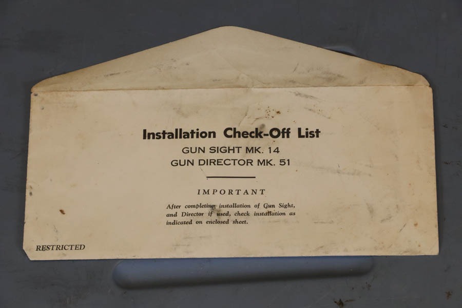 WW2 U.S. Navy Mk 14 Mod 8 40mm Bofors gun sight - Image 23